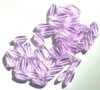 50 16x6mm Transparent Alexandrite Narrow Flat Oval Beads